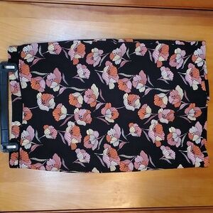 Who What Wear floral pencil skirt - size 8 - black, pink, orange